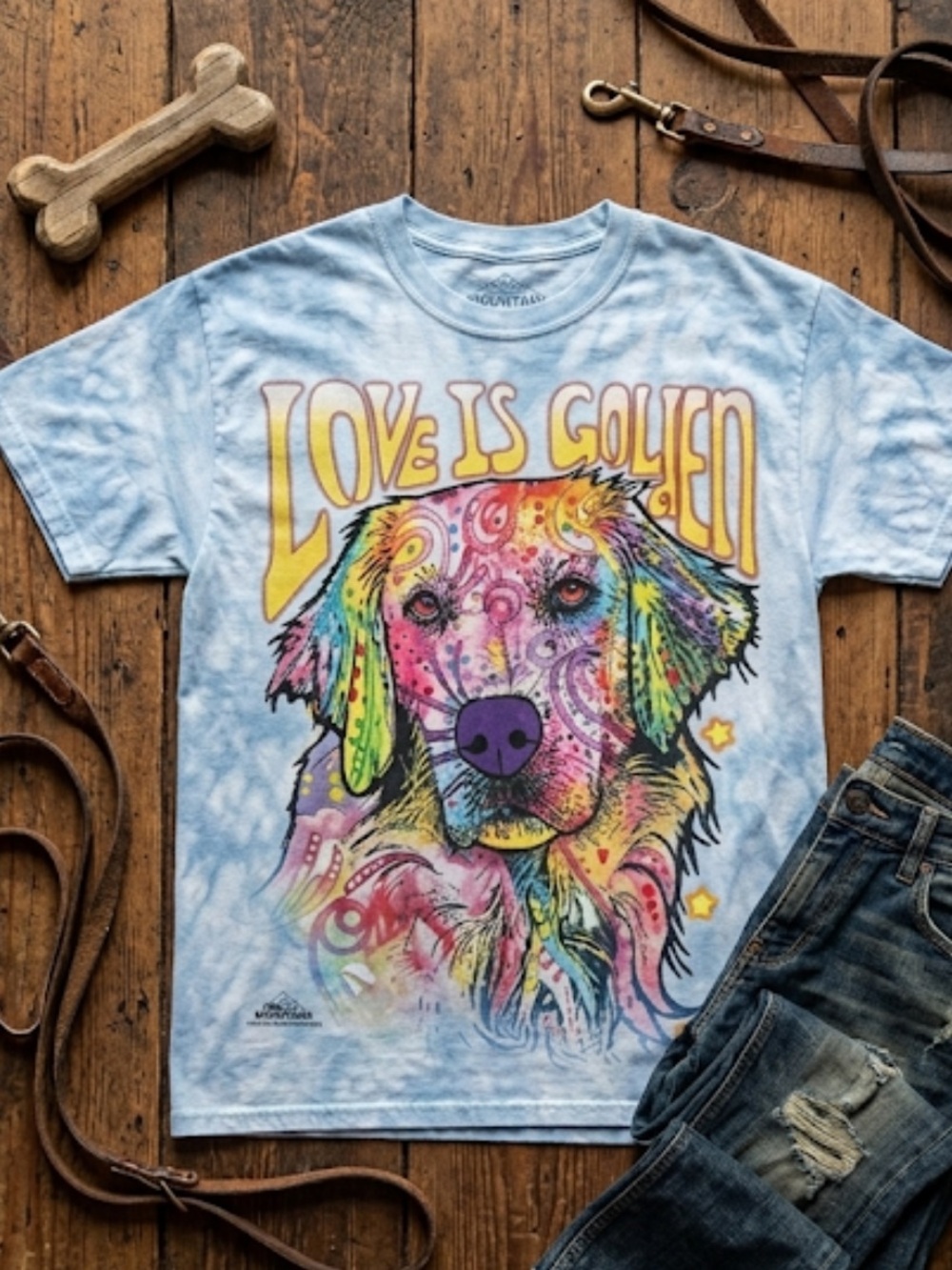 Dean Russo Love Is Golden Shirt Small